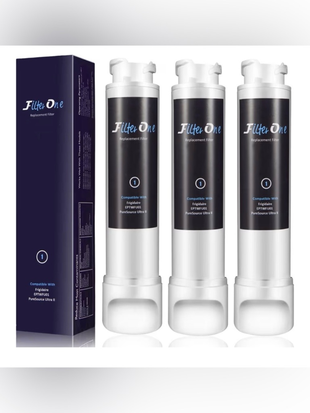 Frigidaire Replacement Water Filter Cartridge - Pack of 3